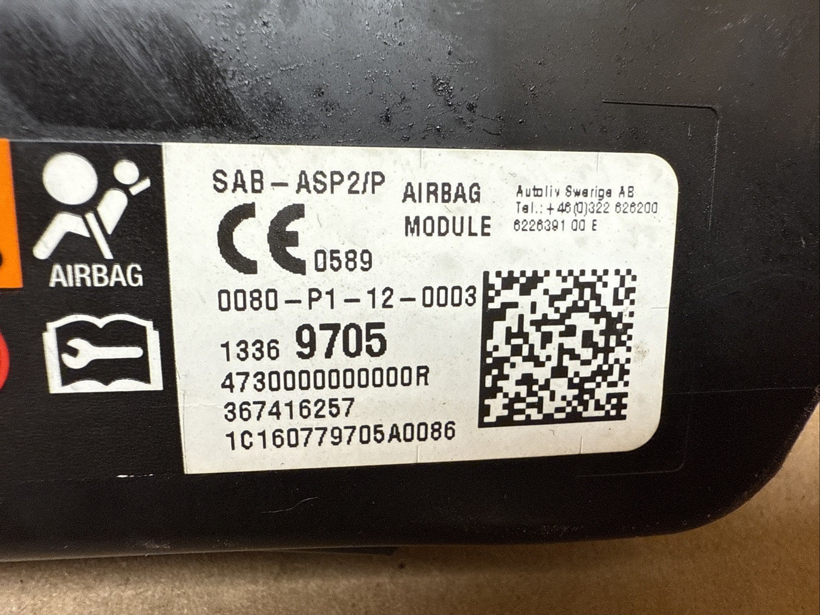 2016 2019 Buick Cascada Front Right Side Passenger Seat Air Bag Airbag 133697051