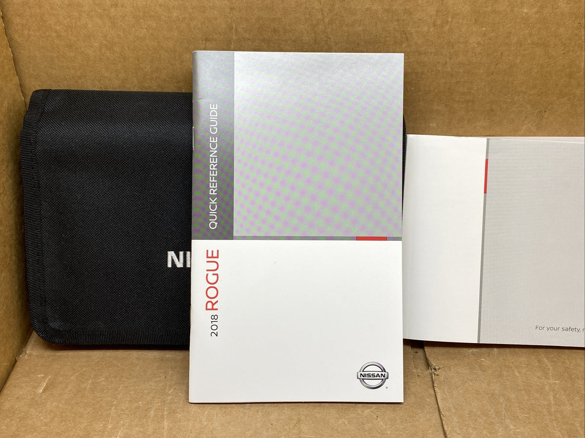 2018 18 Nissan Rogue Owner's Owners Owner Manual Book Guide Set Case OEM4