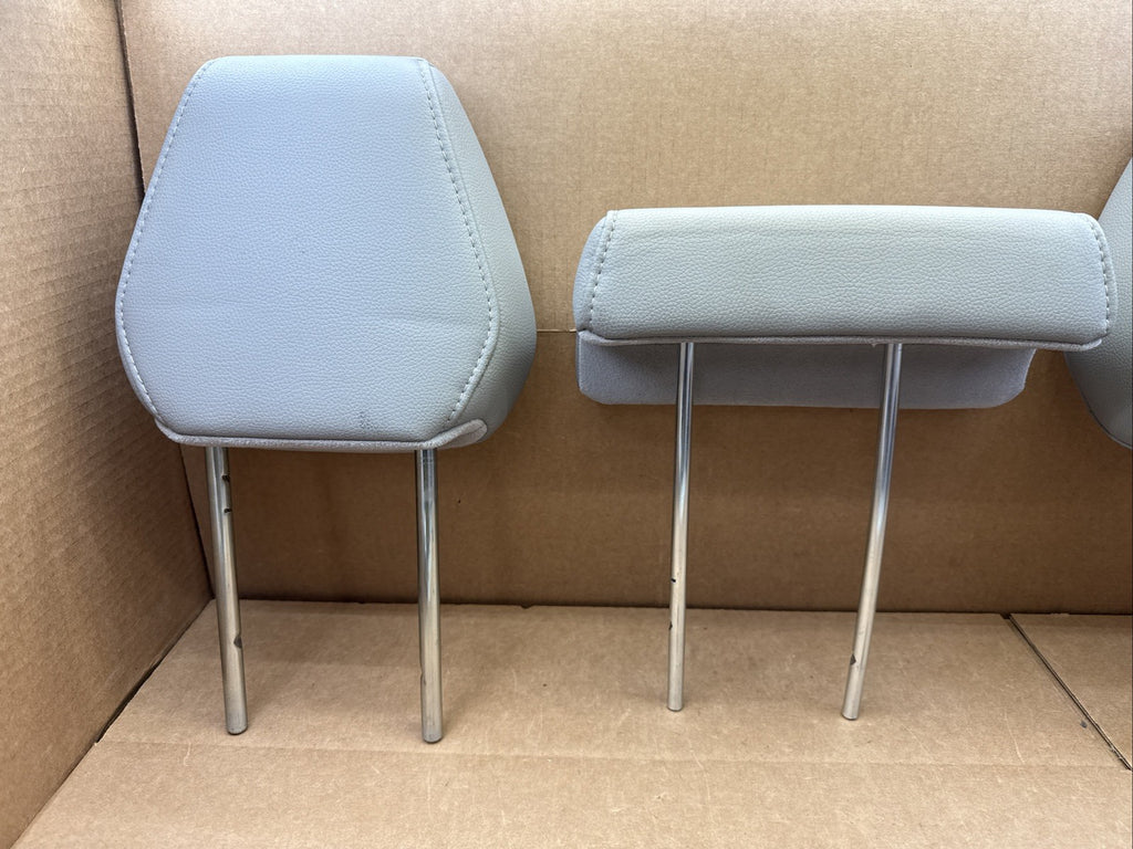 2014-2020 Acura MDX Headrest Head Rest Second 2nd Row Rear Set Leather Gray7