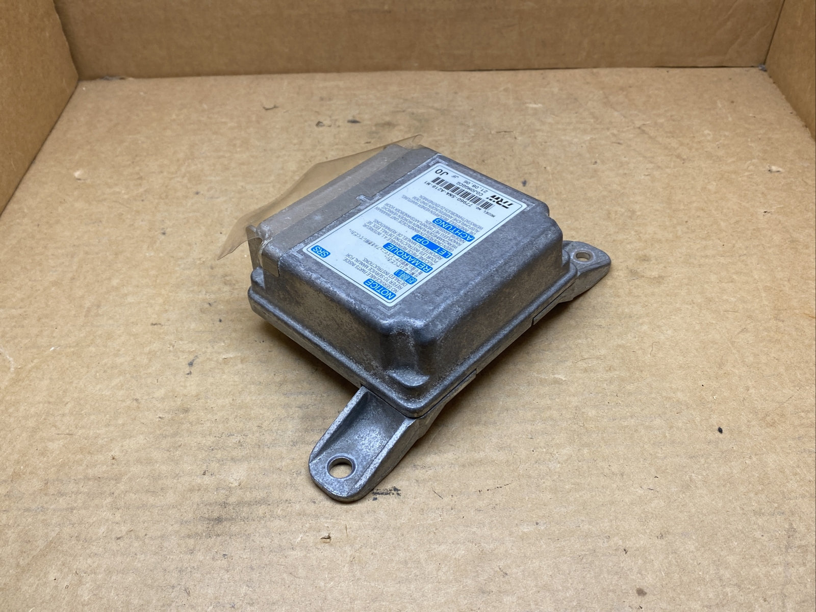 Honda Civic Coupe Air Bag Airbag Computer Control Module 77960 SNA A218 M14