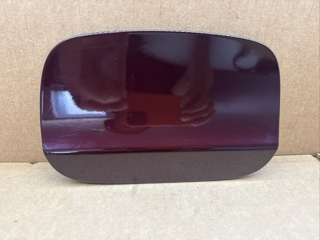 2019-2024 Edge Fuel Gas Tank Filler Door Lid Cover  Maroon Burgundy R3 Scratched3