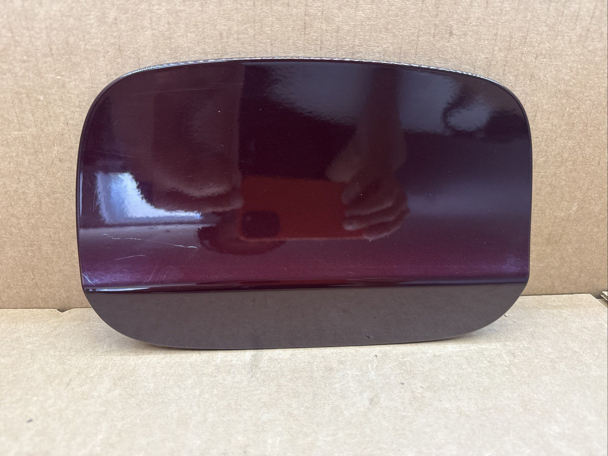 2019-2024 Edge Fuel Gas Tank Filler Door Lid Cover  Maroon Burgundy R3 Scratched3