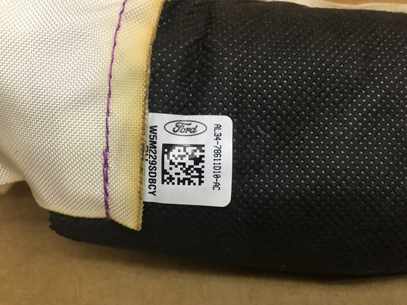 2010 2014 Ford F150 Right Side Passenger Seat Airbag Air Bag AL34 78611D10 AC2