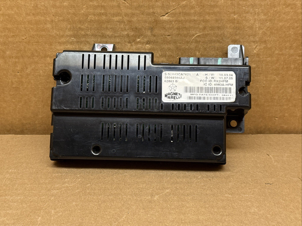 2012 2014 Journey Charger Chrysler 300 Telematic Control Module 05064986AJ3