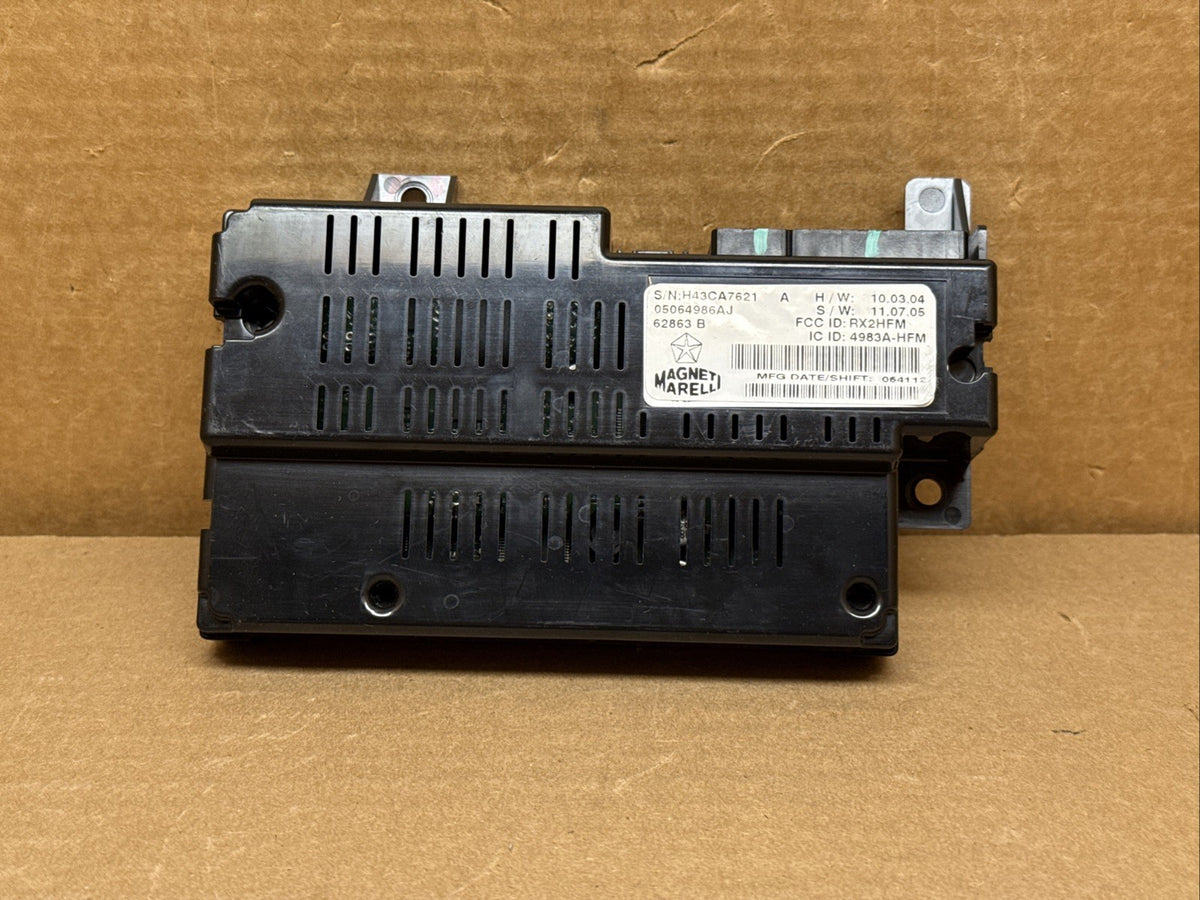 2012 2014 Journey Charger Chrysler 300 Telematic Control Module 05064986AJ3