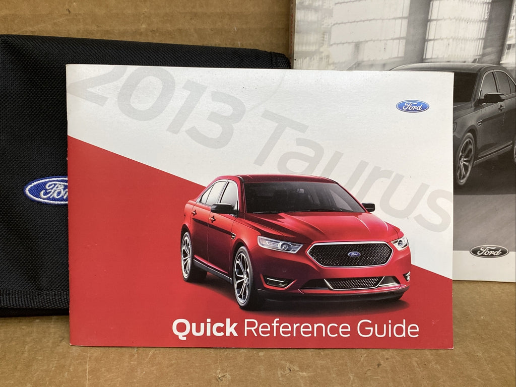 2013 Ford Taurus Owner's Owners Owner Manual Book Guide Set Case OEM2