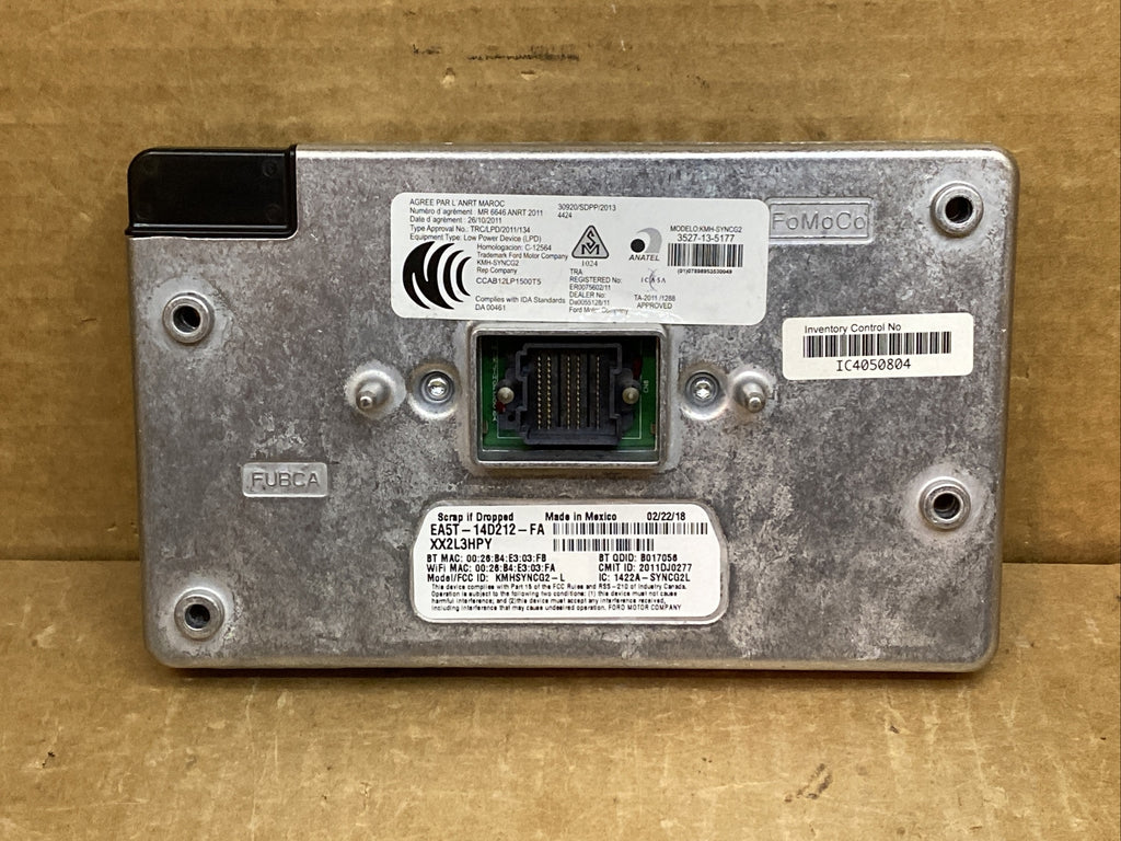 2015 2018 Ford Sync APIM Module Radio EA5T 14D212 FA2