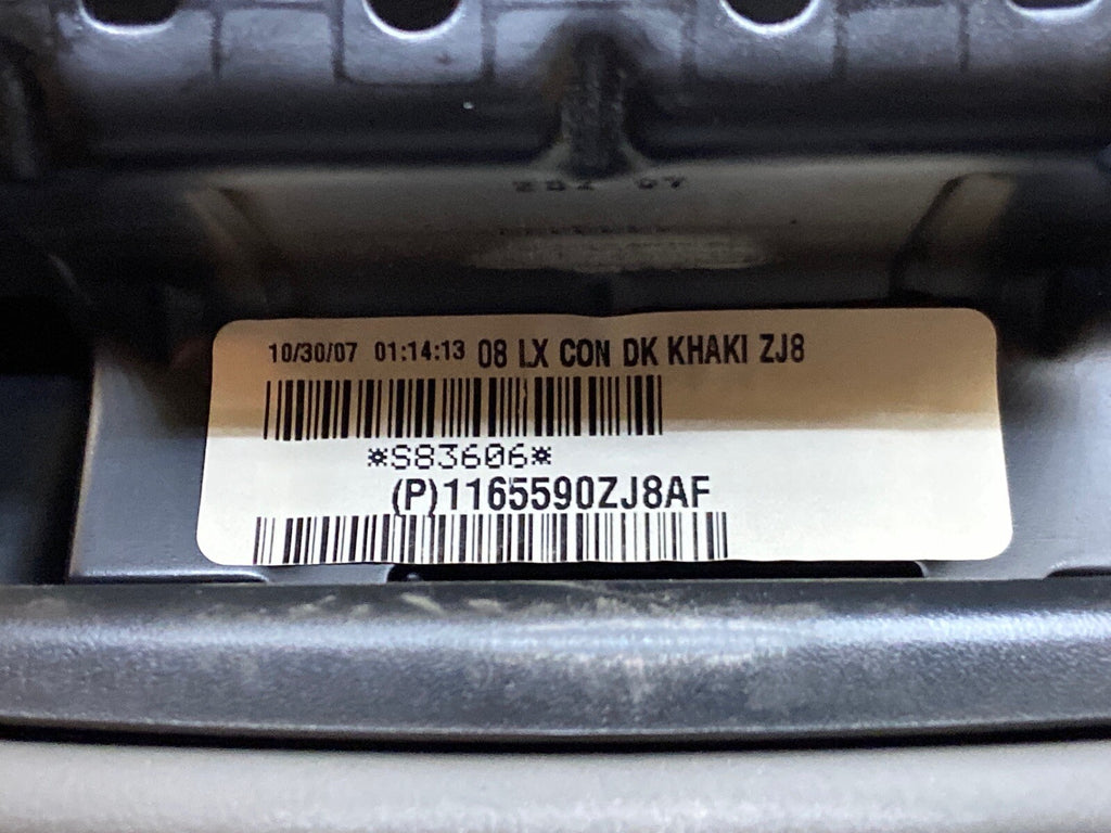 08 10 CHARGER CHRYSLER 300 CENTER CONSOLE LID COVER TOP ARMREST ARM REST KHAKI 8