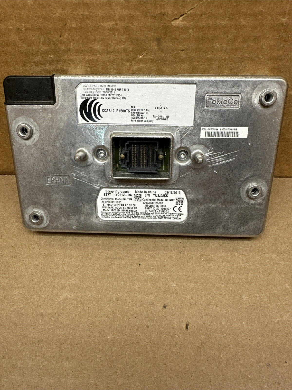 Lincoln Ford Sync APIM Module ES7T 14D212 DA FL1T 14F239 CE4