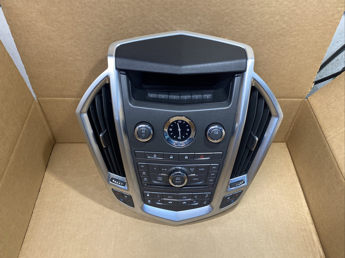 2010 2013 Cadillac SRX Radio Climate Control Panel Dash Trim Faceplate 208648681