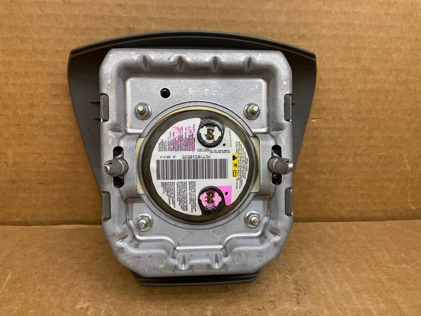 2013 2016 GMC ACADIA FRONT LEFT DRIVER SIDE STEERING WHEEL AIRBAG AIR BAG GRAY6