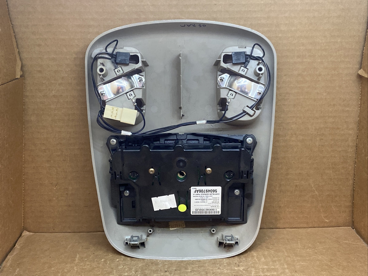 2002 2005 Dodge Ram Overhead Console Dome Map Lights Digital Display 56049706AF4