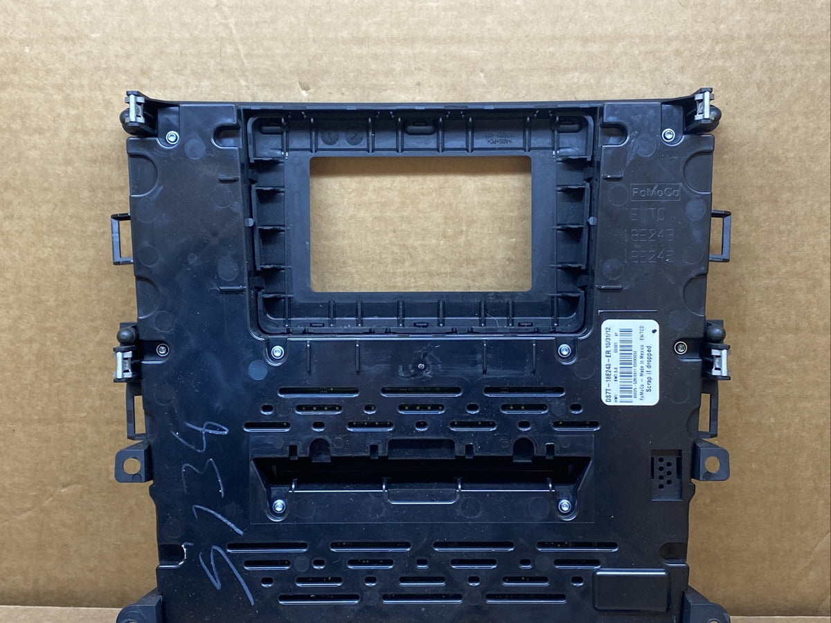 2013 Fusion Temp Temperature Climate Radio Control Bezel Panel DS7T 18E243 ER11