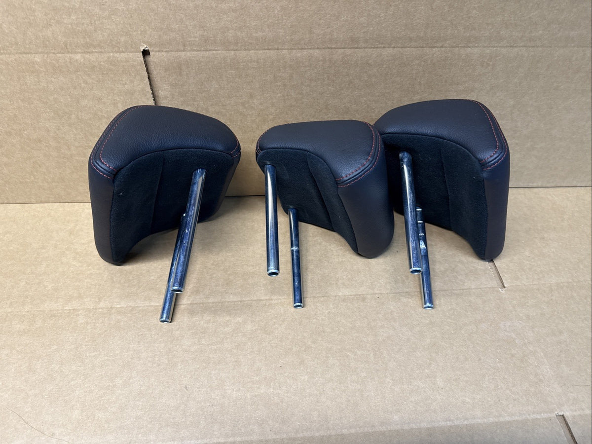 2014 2018 Mazda3 Mazda 3 Head Rest Headrest 2nd Row Rear Seat Set Black Leather6