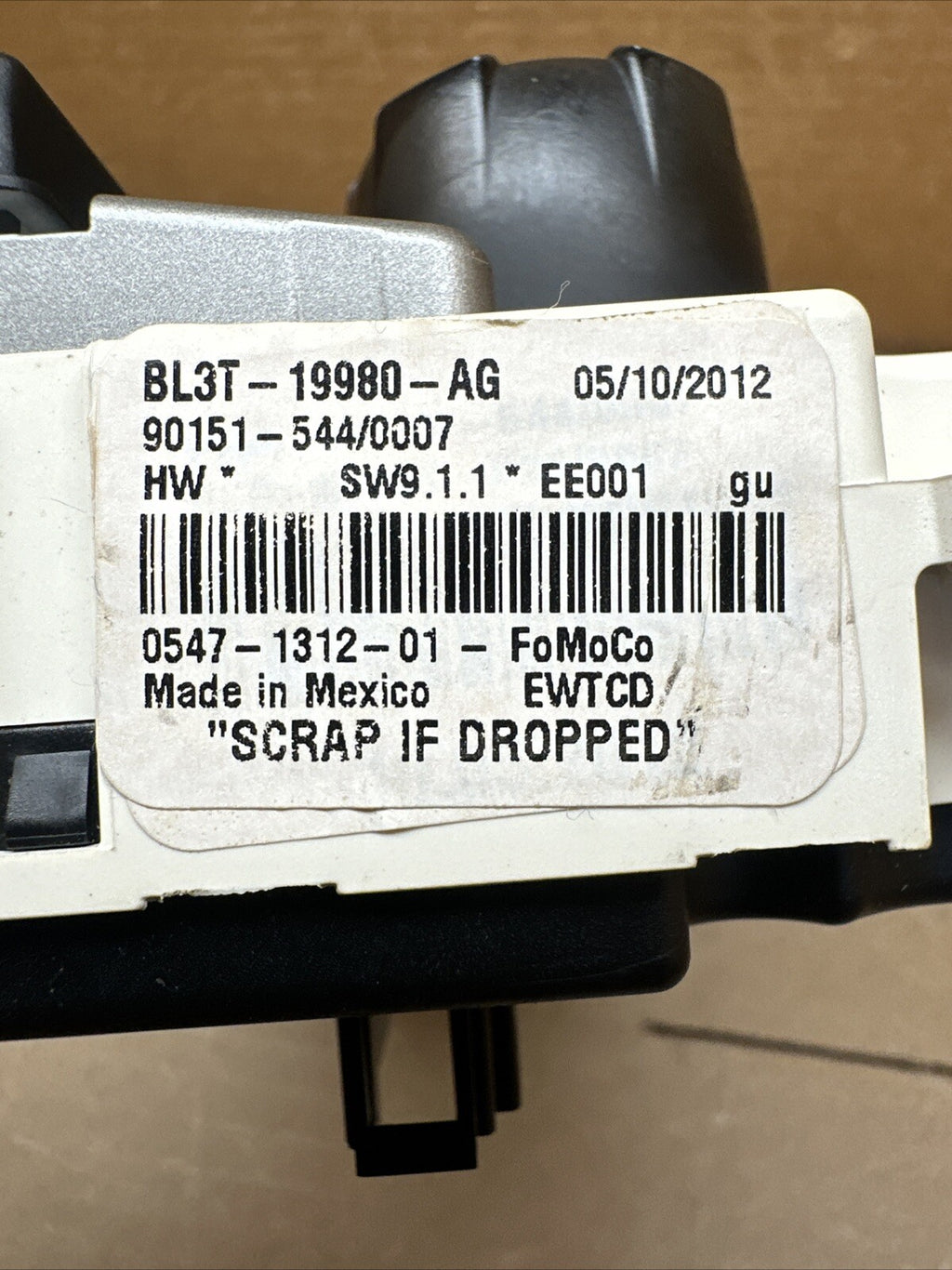 2011 2012 F150 F 150 AC Heater Temp Temperature Control Dials BL3T 19980 AG7