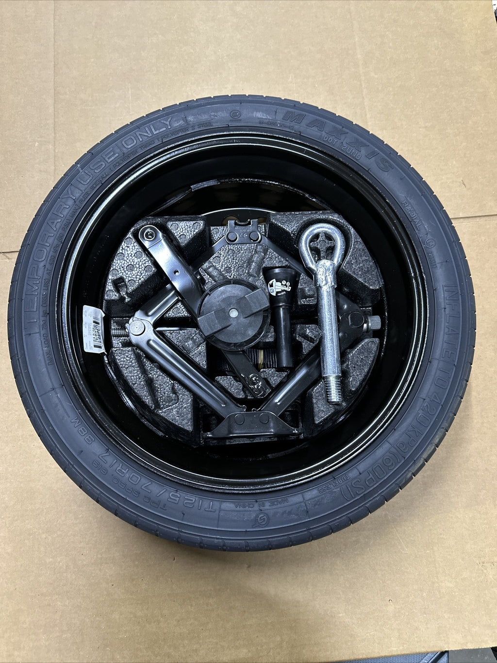 2018 2023 Equinox Terrain Spare Tire w/ Jack and Tools Kit Set 17 Inch 125/70R170