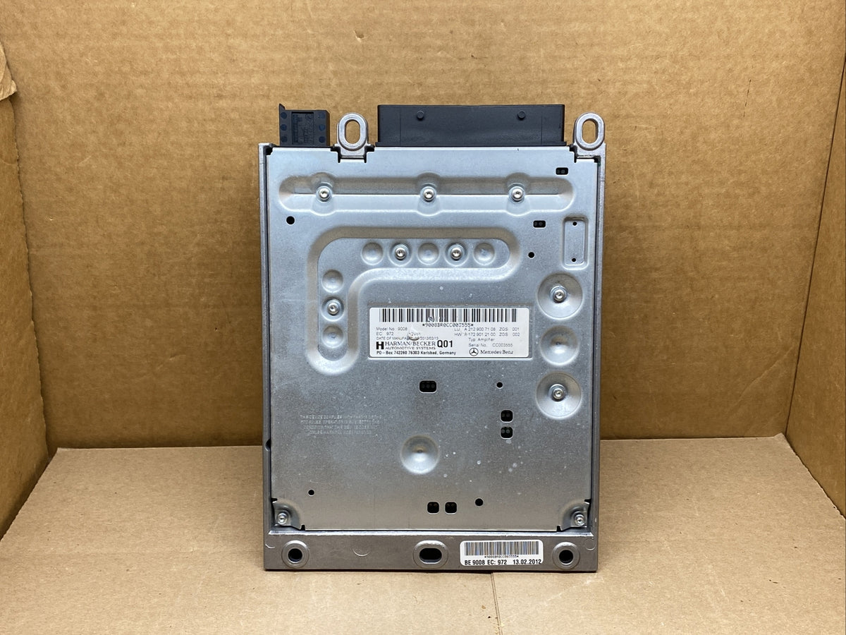 08 17 Mercedes W212 E550 CLS550 CLS500 Amplifier Amp Harman/Becker A21290071081
