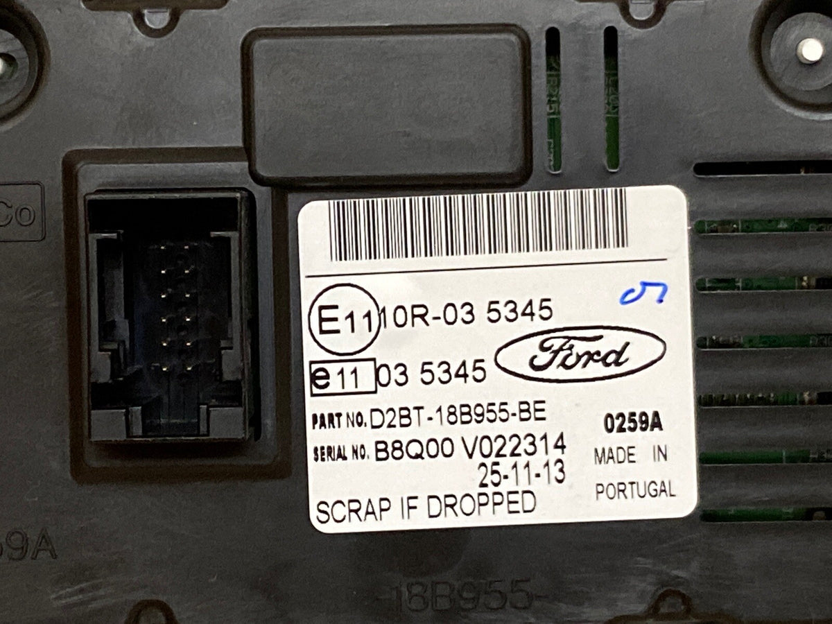 2014 2017 Ford Fiesta Radio Info 3.5" Dash Display Screen OEM D2BT 18B955 BE4