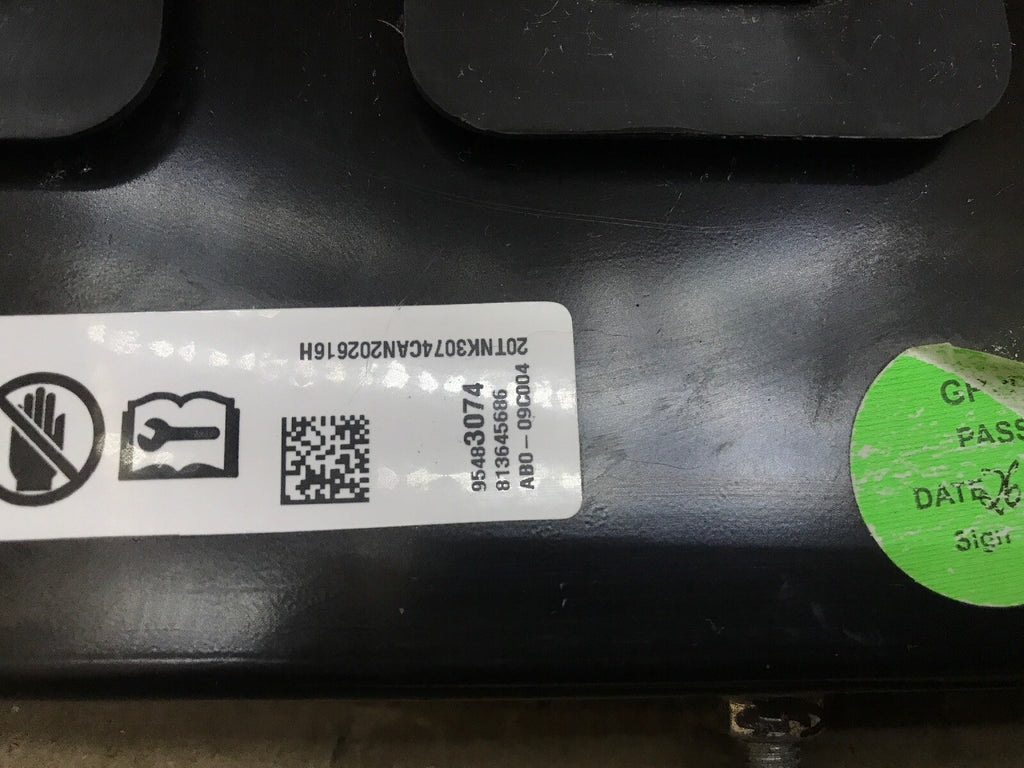 2011 2012 CHEVY CRUZE LEFT SIDE DRIVER KNEE LOWER AIRBAG AIR BAG BLACK 954830745