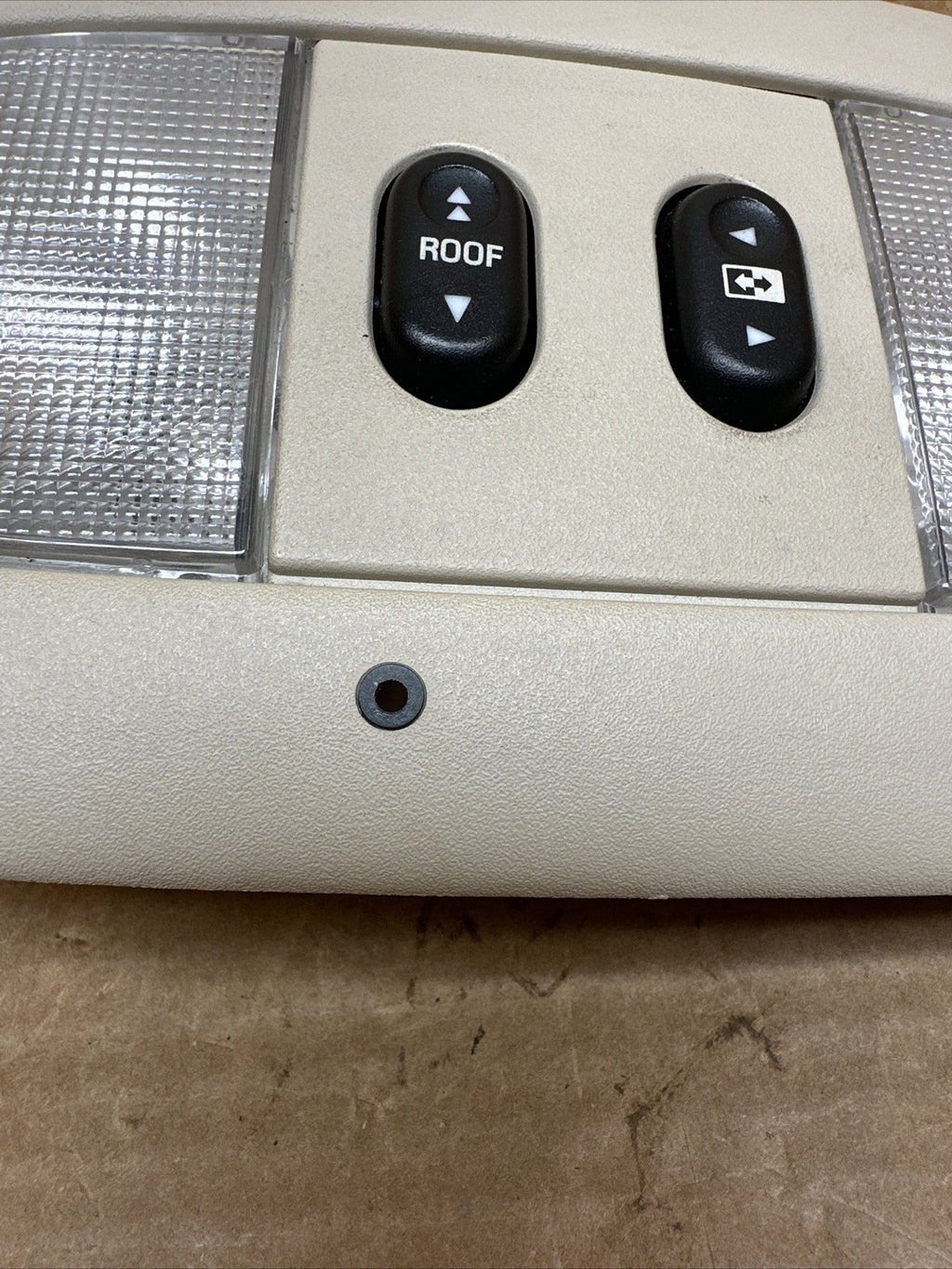 04 08 Ford F150 Front Overhead Light Console Sunroof Window Switch Tan3