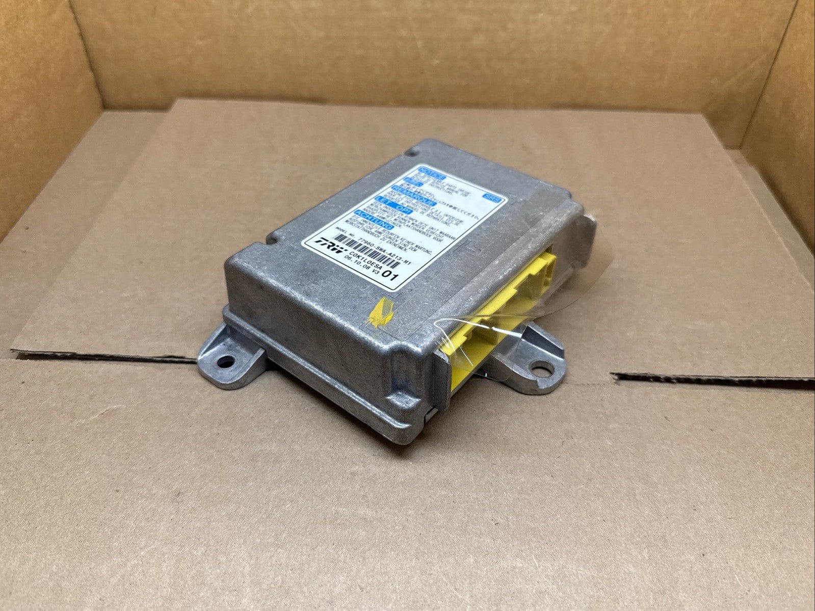 Honda CRV CR V Air Bag Airbag Control Module OEM 77960 SWA A213 M12