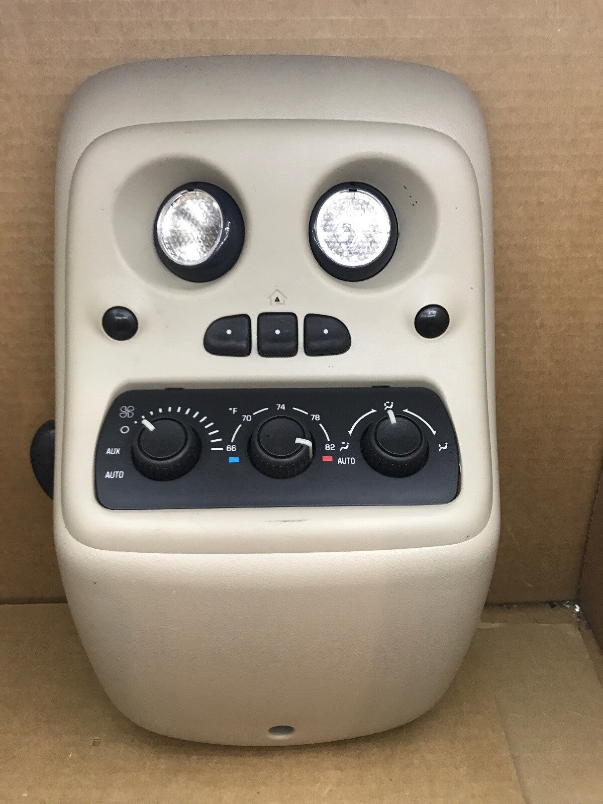 00 06 Chevy GMC Silverado Tahoe Yukon Escalade Overhead Console Homelink Tan1