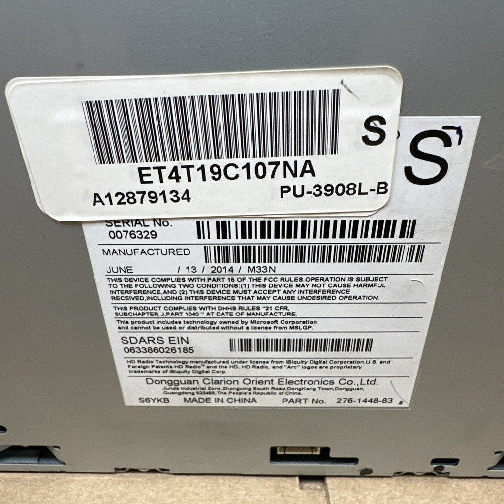 2014 Edge MKX OEM CD Player Radio Stereo Audio Module ET4T 19C107 NA6