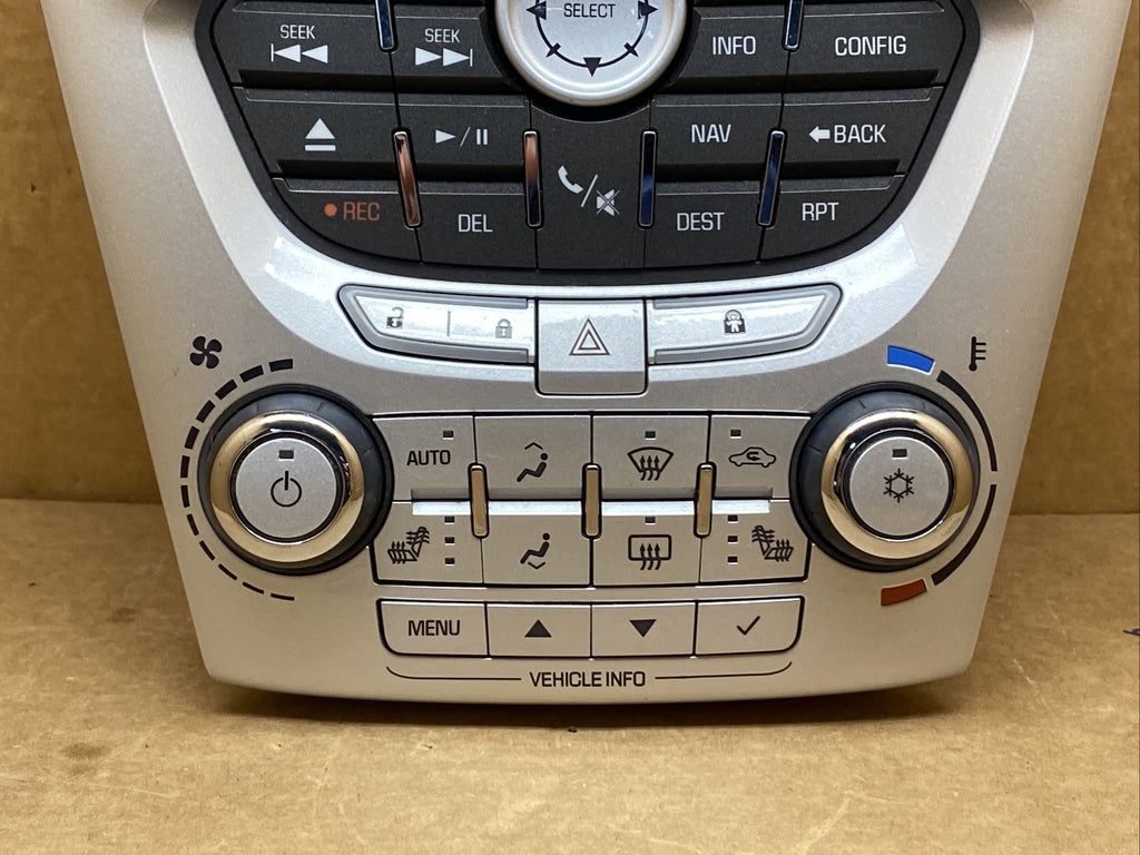 2012 Terrain Equinox Radio Bezel Climate Temp Control Panel 208780533