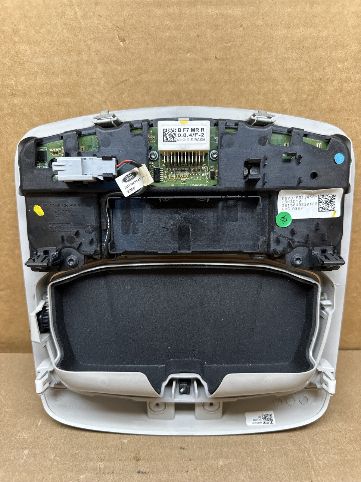 2013 2016 Ford Fusion Over Head Overhead Center Console Dome Lights Gray5