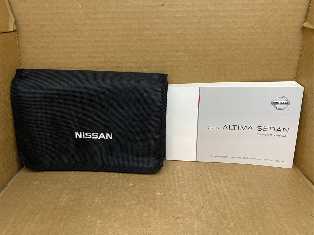 2015 Nissan Altima Owner's Owners Owner Manual Book Guide Set Case OEM3