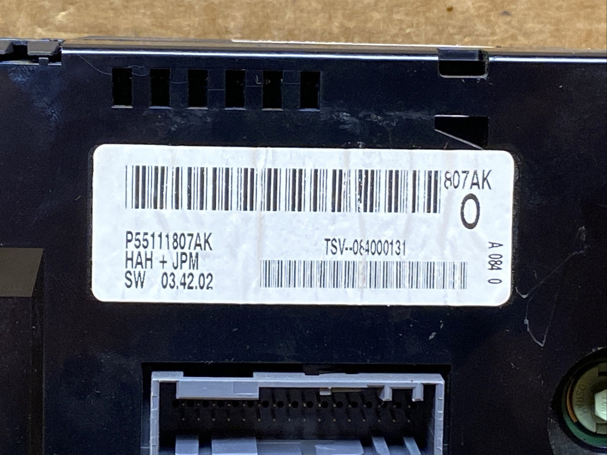 08 10 Grand Caravan Town Country Climate Temperature Temp Control P55111807AK9