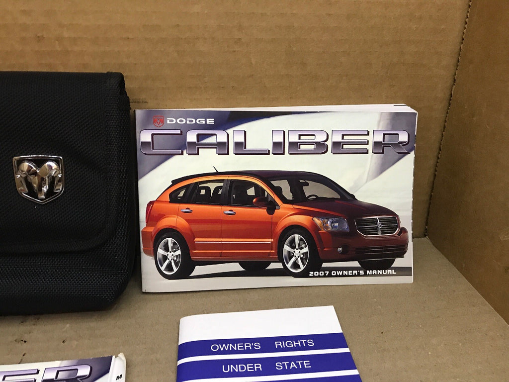 2007 07 DODGE CALIBER OWNER'S OWNERS OWNER MANUAL BOOK GUIDE SET CASE OEM2