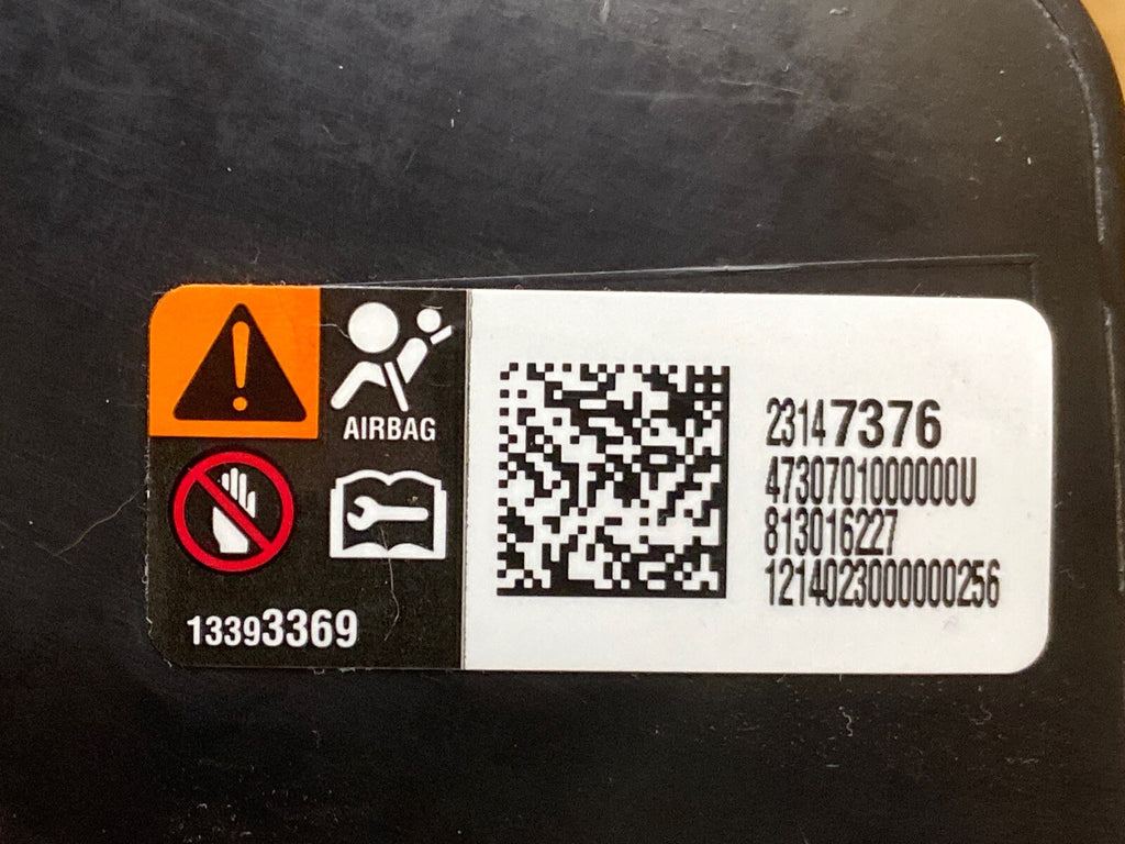 2014 2018 CHEVY IMPALA FRONT LEFT SIDE DRIVER SEAT AIRBAG AIR BAG 231473762