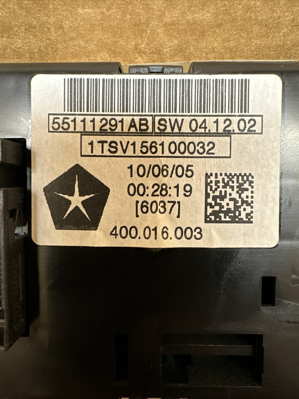 2011   2012 Dodge RAM AC Heater Climate Temperature Control 55111291AB OEM6
