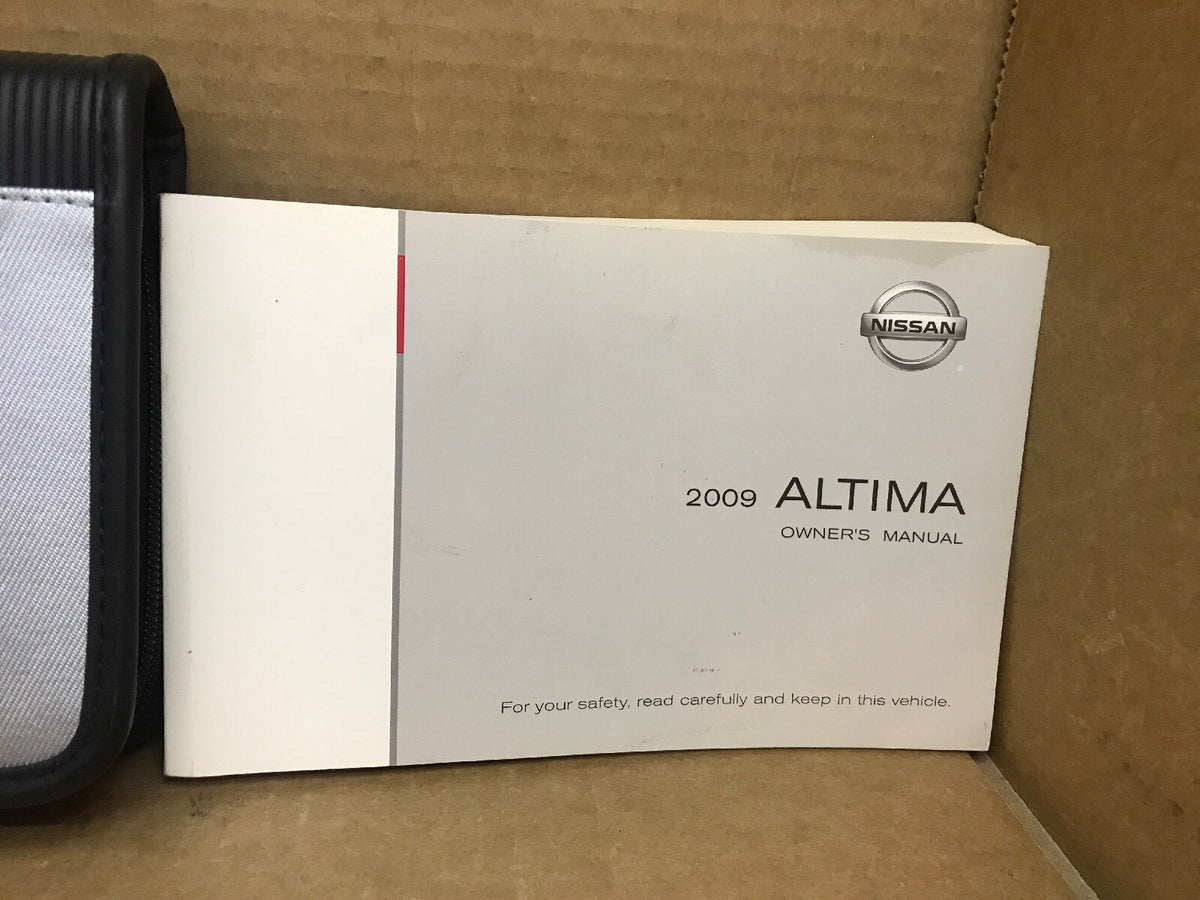 2009 09 ALTIMA OWNER'S OWNERS OWNER MANUAL BOOK GUIDE SET CASE OEM2