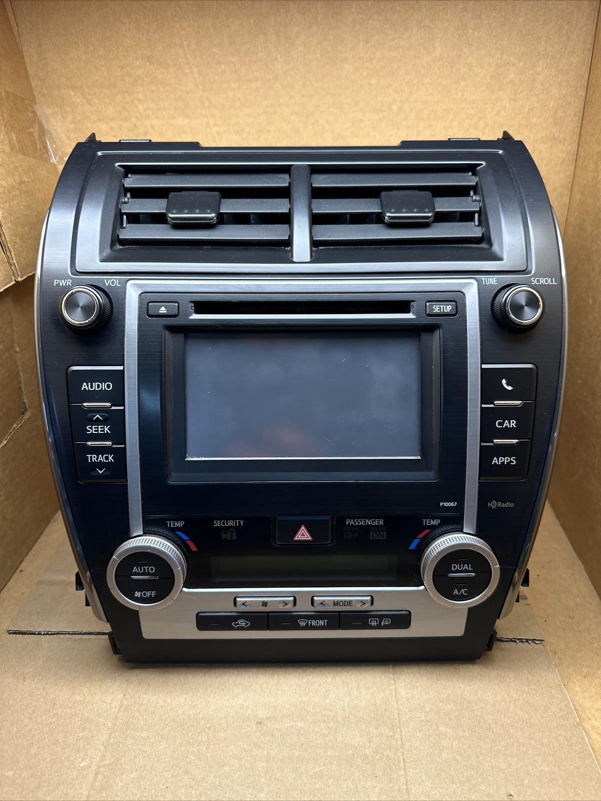 2012 2014 Toyota Camry Radio Touch Screen Display Receiver 86140 06020 P100670