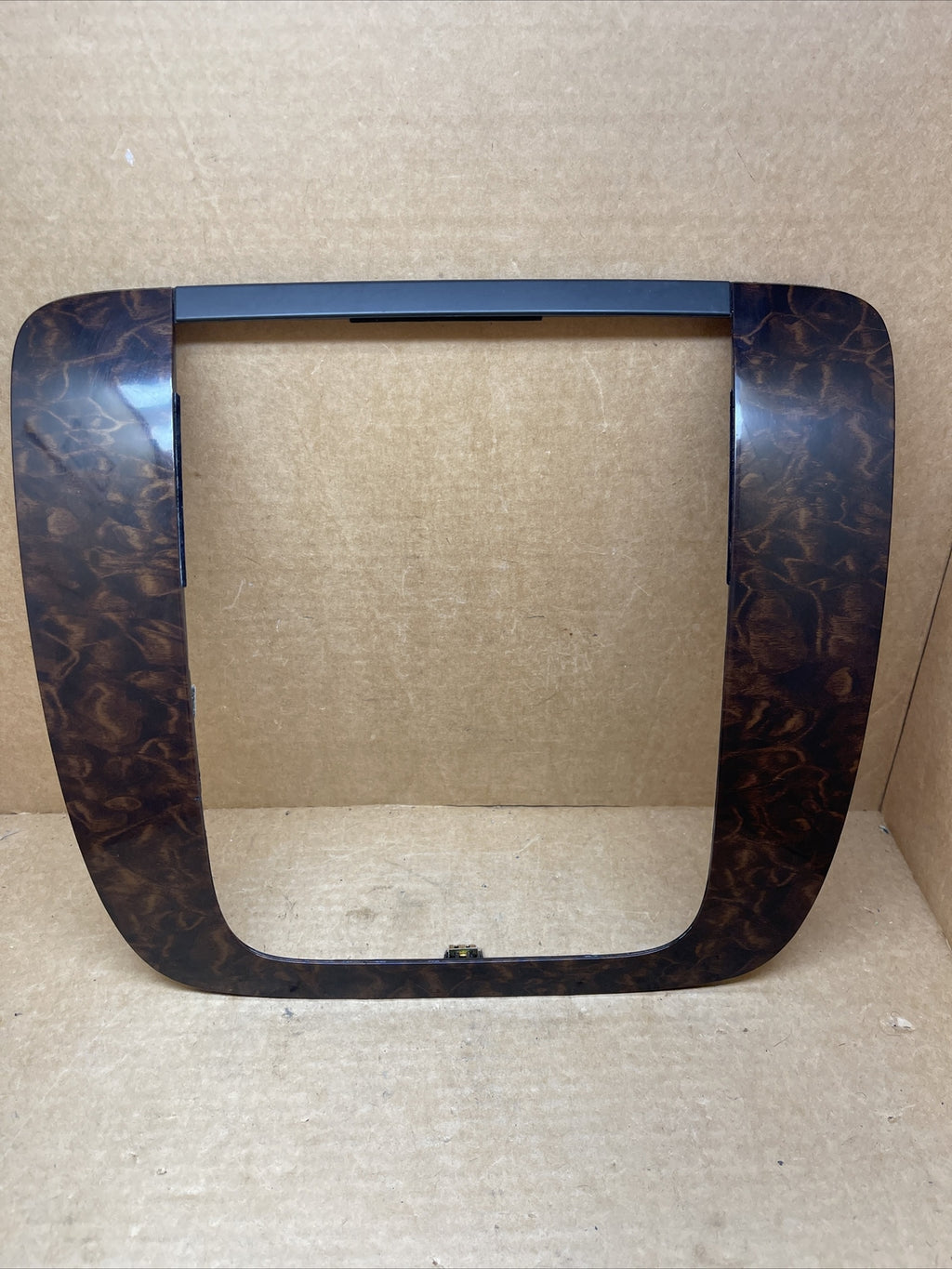 2007 2014 TAHOE YUKON SILVERADO Dash Radio Bezel Trim Wood Grain Maple OEM0