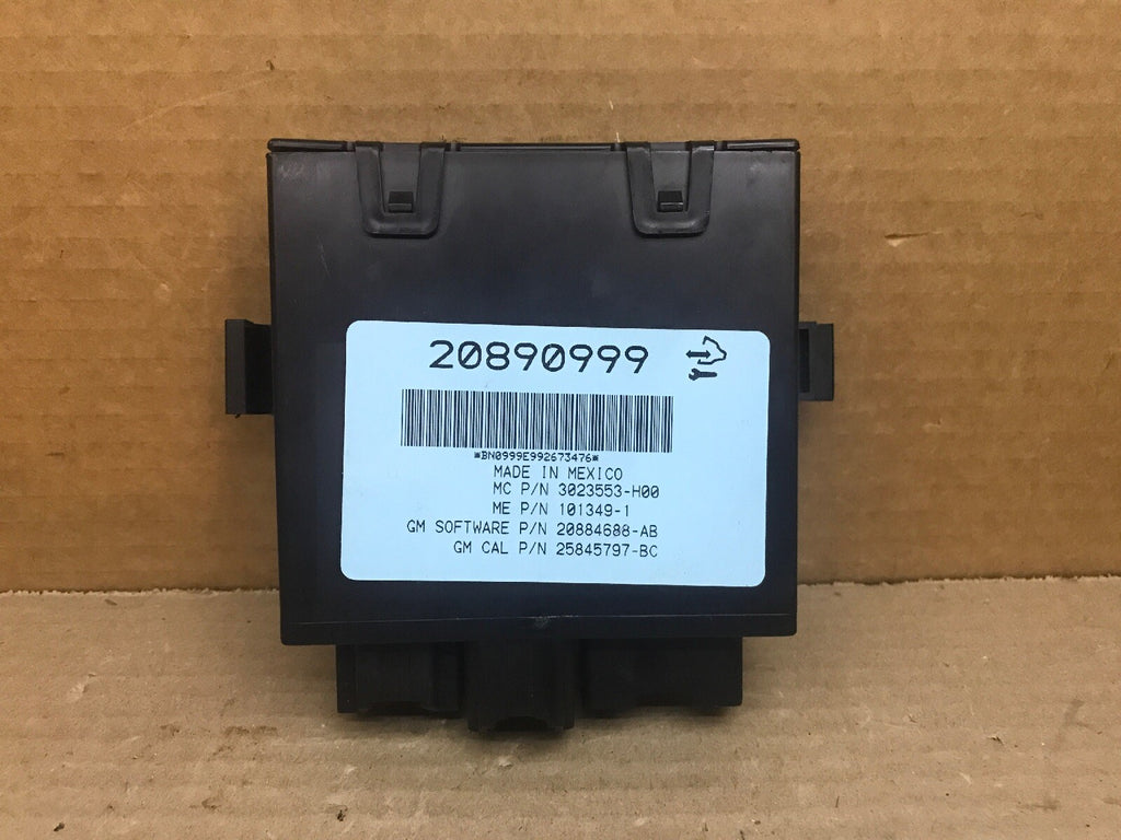 Buick Cadillac Chevrolet GMC Lift Gate Liftgate Control Module 208909990