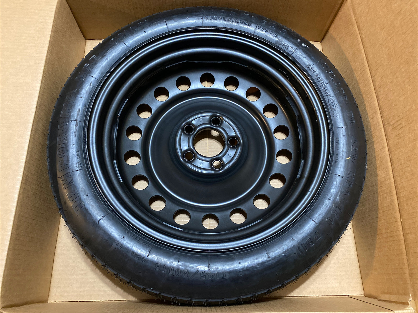 11 20 Dodge Charger Challenger Chrysler 300 18" Steel 18X4 Spare Tire T145/80D188