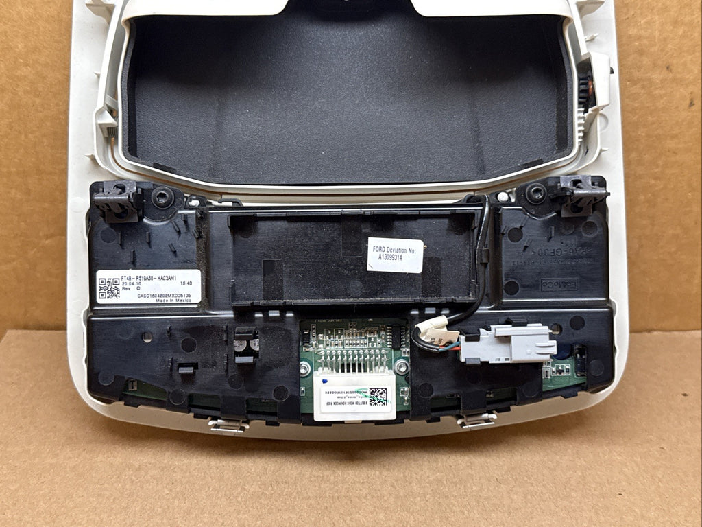 2015 2022 Ford Edge Front Over Head Overhead Console Storage Dome Light 3AM18