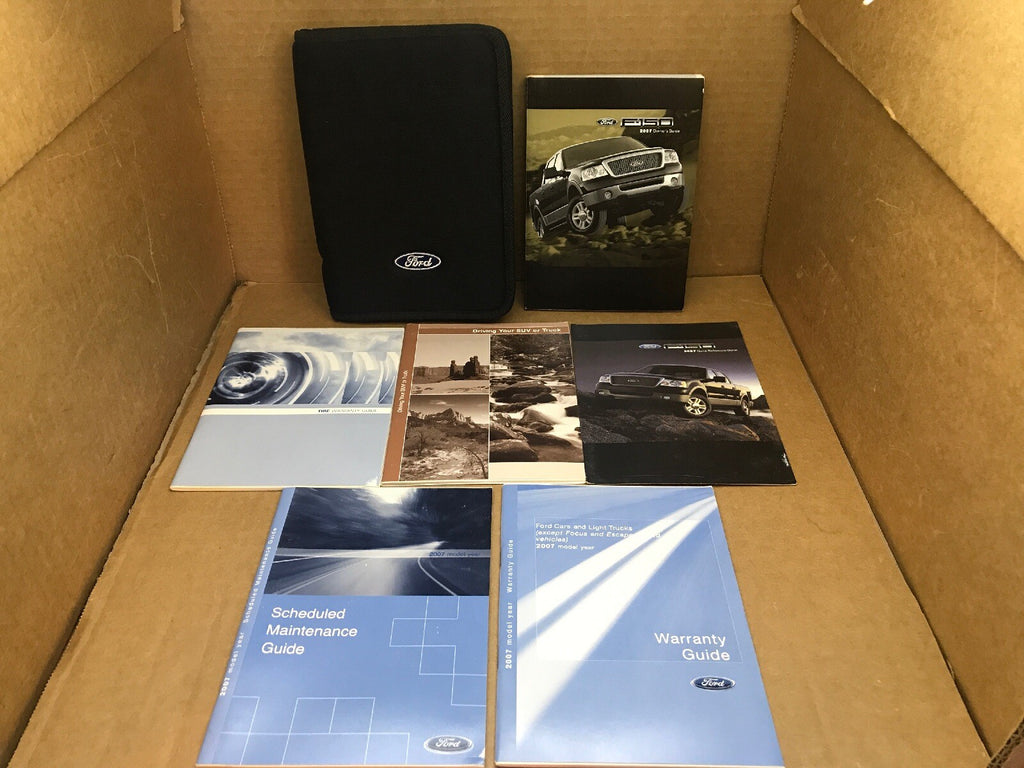2007 07 FORD F150 F 150 OWNER'S OWNERS OWNER MANUAL BOOK GUIDE SET CASE OEM0