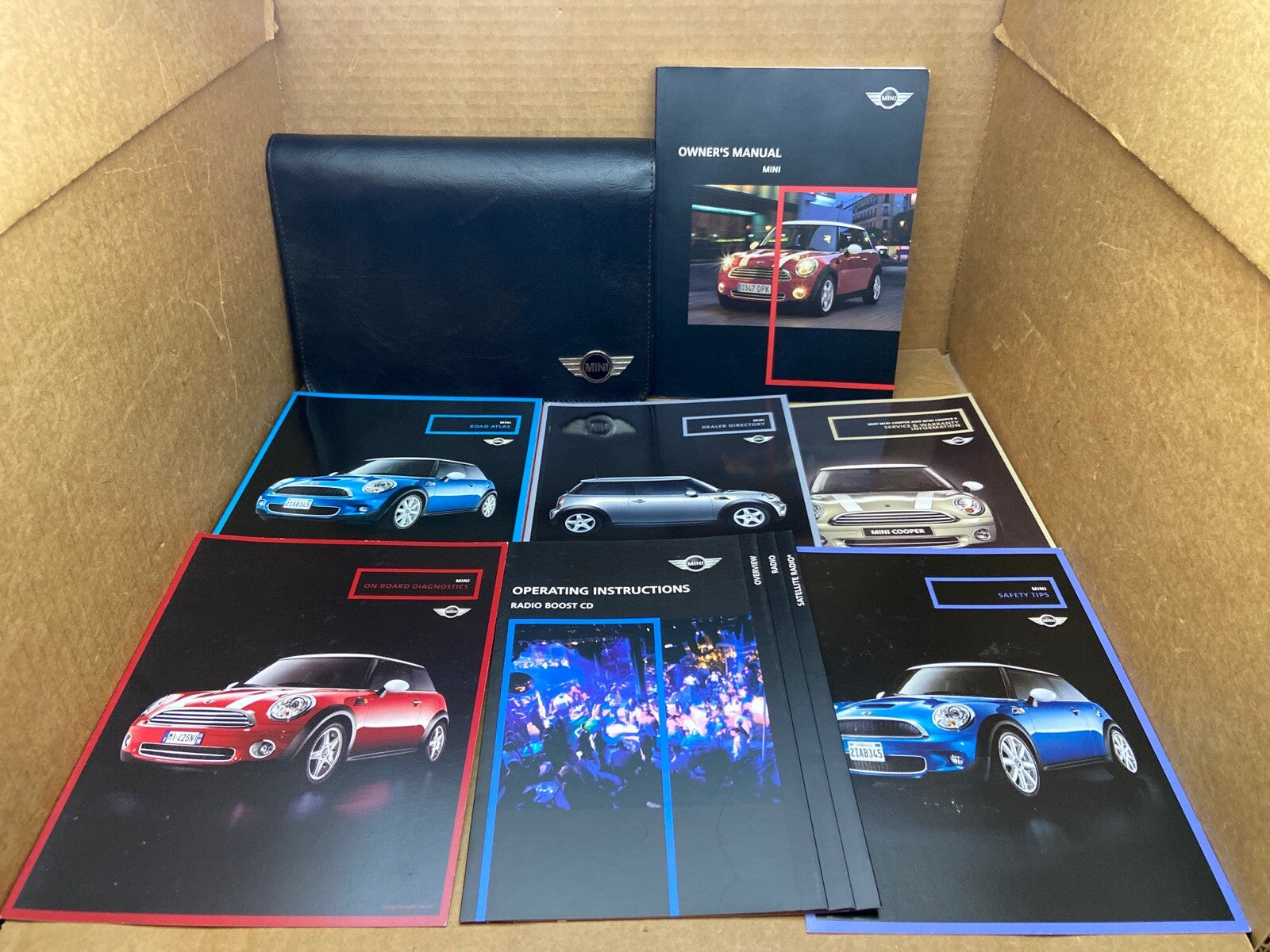 2007 07 Mini Cooper Owner's Owners Owner Manual Book Guide Set Case Wallet OEM0
