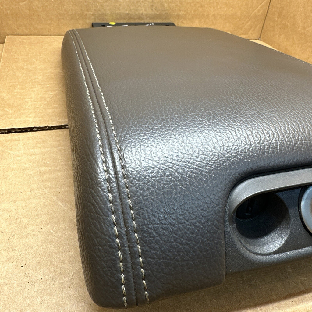2009 2014 Ford F150 Center Console Cover Lid Top Arm Rest Armrest Adobe Brown1