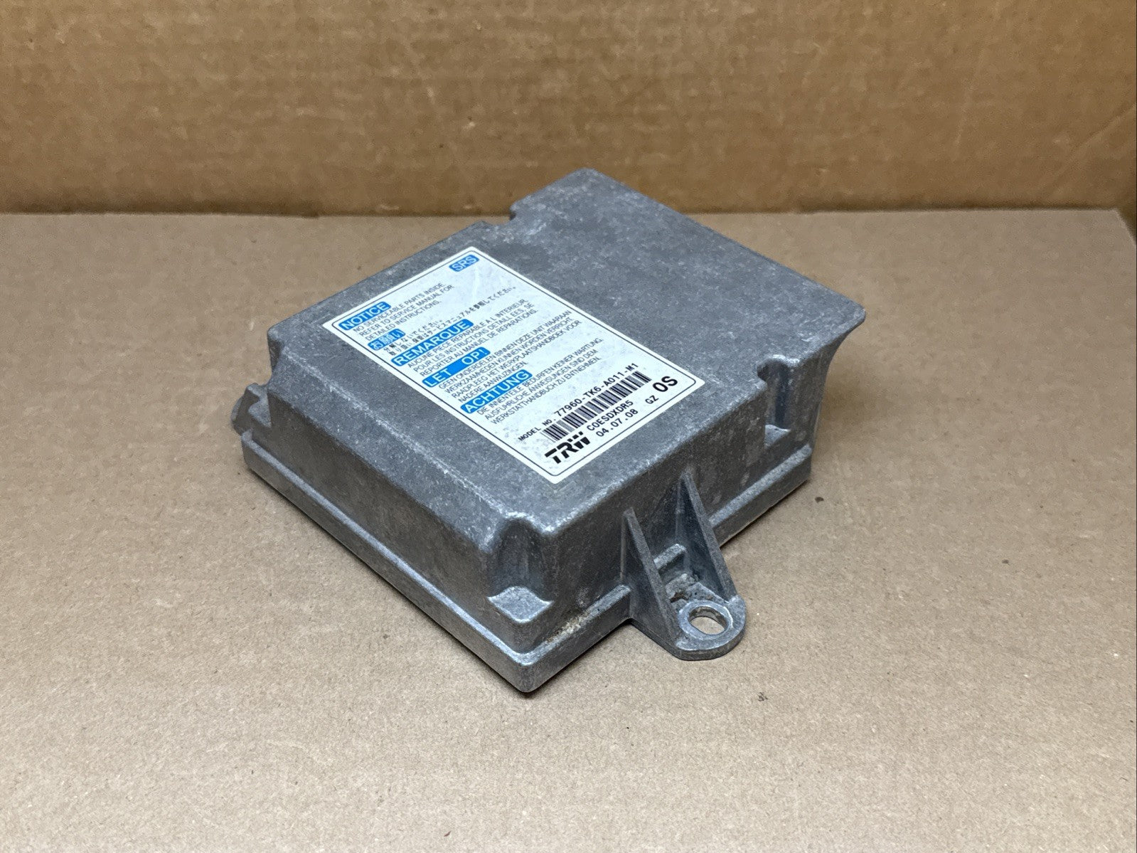 2009 2014 Honda Fit Air Bag Airbag Computer Control Module 77960 TK6 A011 M16