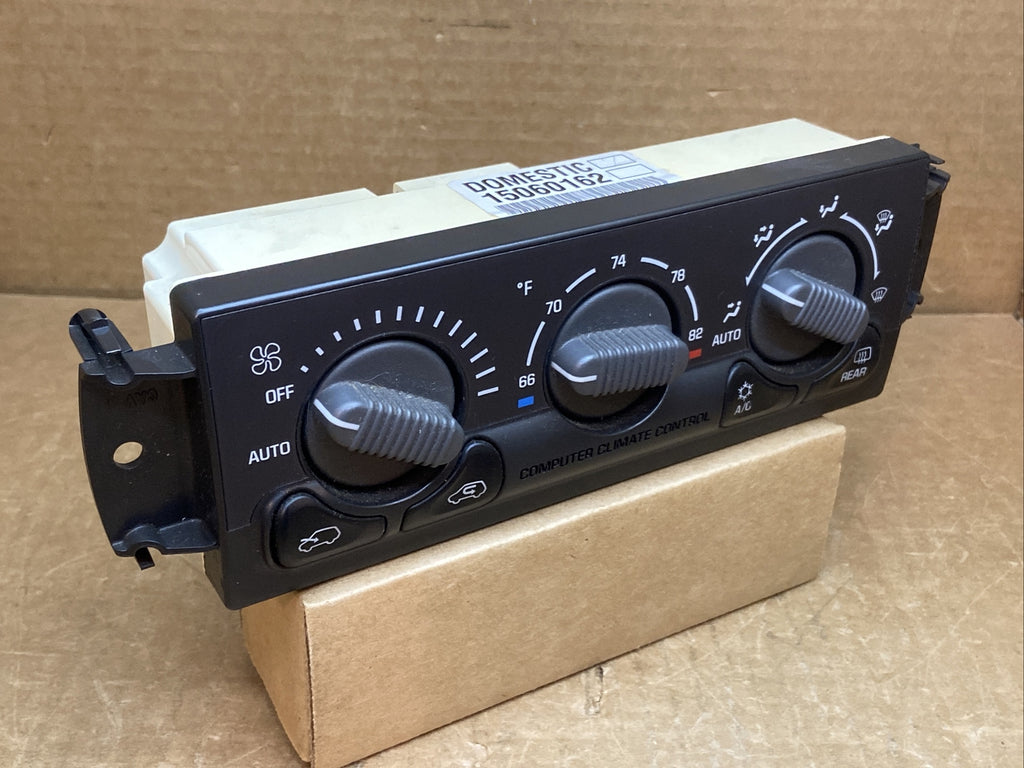 99 02 Silverado Sierra Tahoe Computer Climate Temp Temperature Controls 150601624