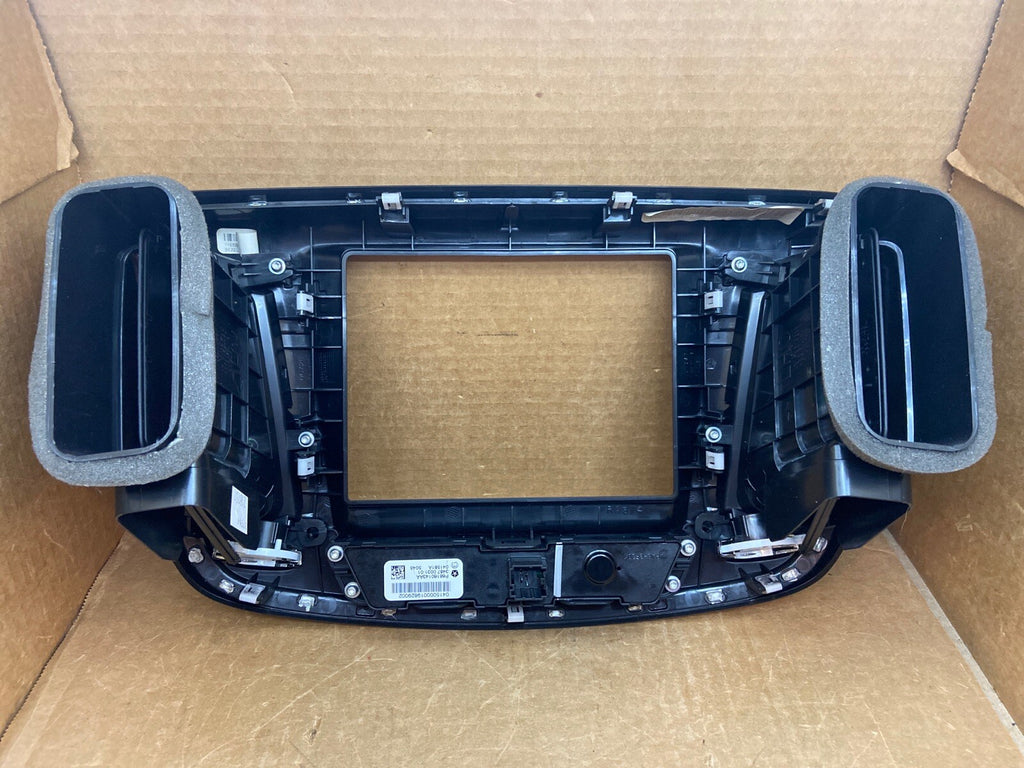 2015 2016 Chrysler 200 Dash Radio Bezel Trim Vent Hazard Surround Black 8.4"8