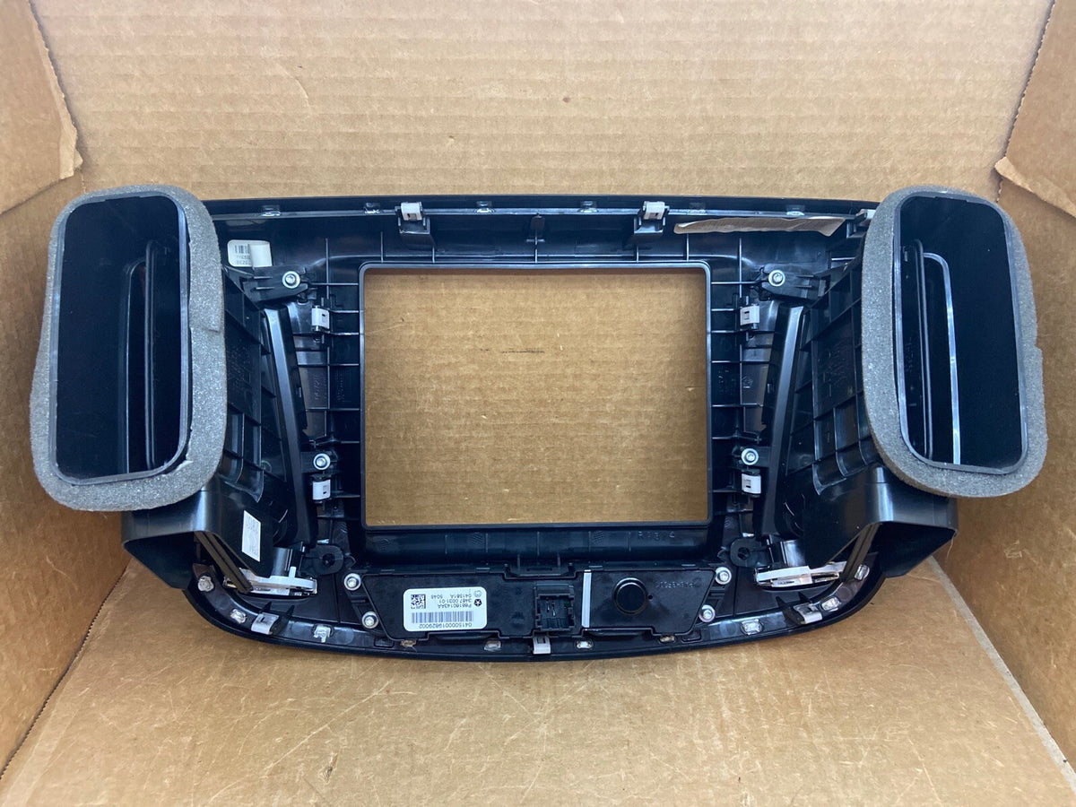 2015 2016 Chrysler 200 Dash Radio Bezel Trim Vent Hazard Surround Black 8.4"8