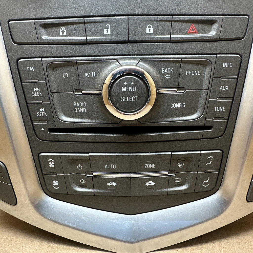 2010 2012 Cadillac SRX Temperature Climate Radio Control Panel Bezel 208648685