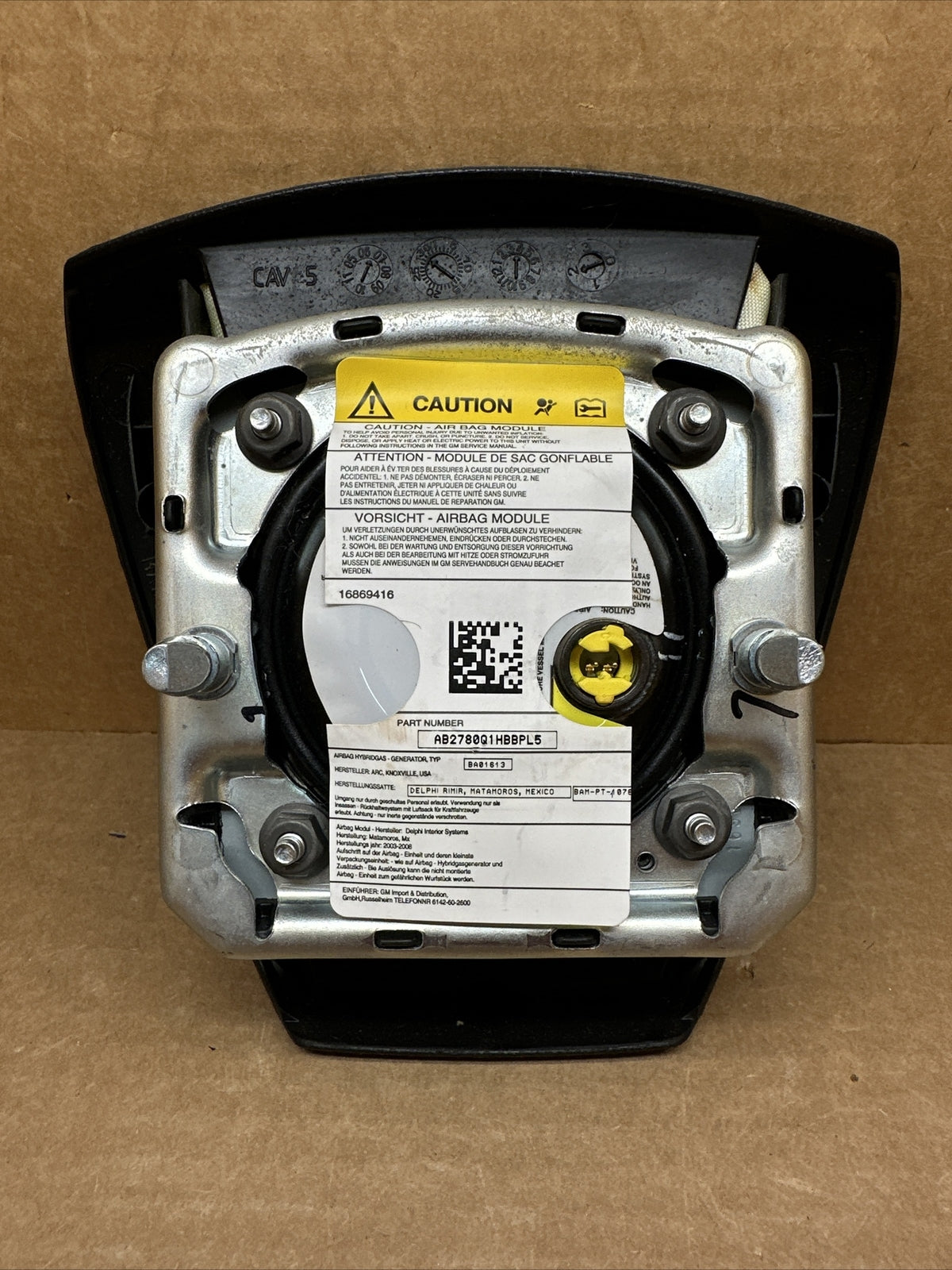 GMC Sierra 2500 3500 Front Left Driver Side Steering Wheel Air Bag Airbag6