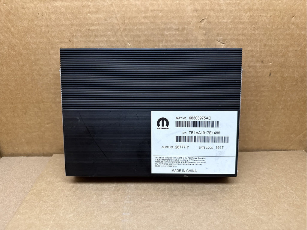2017 2023 Charger Challenger Chrysler 300 Audio Amplifier Amp OEM 68303975AC0